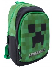 Раница за детска градина Minecraft - Creeper, 2 отделения