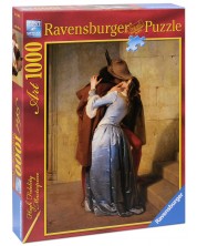 Пъзел Ravensburger от 1000 части - Целувката, Франческо Айец -1