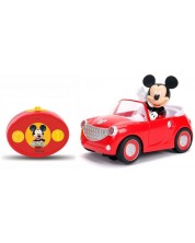 Радиоуправляема кола Jada Toys Disney - Мики Маус, с фигурка -1