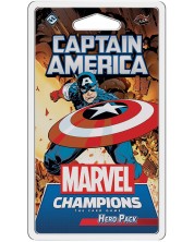 Разширение за настолна игра Marvel Champions - Captain America Hero Pack -1