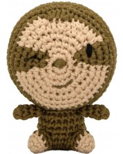 Ръчно плетена играчка Wild Planet - Ленивец, 12 cm -1