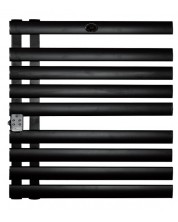 Радиатор за баня Homa - HBH-425B-LED, 425W, черен -1