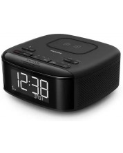 Радио колонка с часовник Philips - TAR7705/10, черна