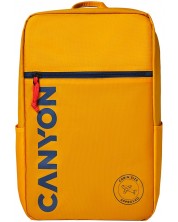 Раница за лаптоп Canyon - CSZ-02 Cabin Size, 15.6", 20l, жълта -1