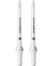 Резерви за зъбен душ Philips  Sonicare - HX3042/00, 2 броя, бели -1