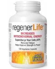 RegenerLife Increases Mitochondrial Energy, 120 капсули, Natural Factors -1
