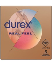 Real Feel Нелатексови презервативи, 3 броя, Durex -1