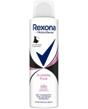 Rexona Спрей дезодорант Invisible Pure, 150 ml -1