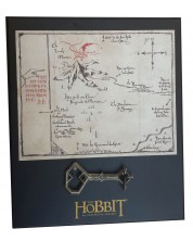 Реплика The Noble Collection Movies: The Hobbit - Map & Black Small Key of Thorin Oakenshield -1