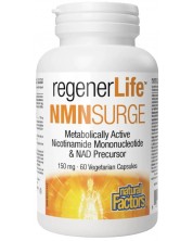 RegenerLife NMNSurge, 150 mg, 60 капсули, Natural Factors -1