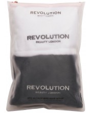 Revolution Haircare Микрофибърни кърпи за глава, черна и бяла, 2 броя -1