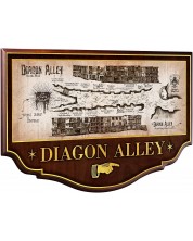 Реплика The Noble Collection Movies: Harry Potter - Diagon Alley Plaque, 43 cm -1