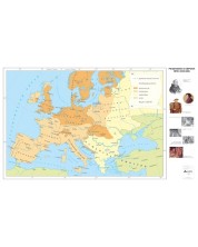 Религиите в Европа през ХVІІ век (стенна карта) -1
