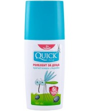 Репелент за деца против комари и кърлежи Quickline, 100 ml -1