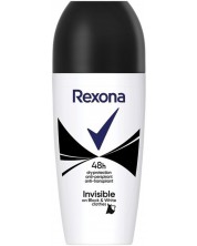 Rexona Стик против изпотяване Invisible Black & White, 50 ml -1
