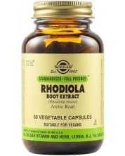 Rhodiola Root Extract, 60 растителни капсули, Solgar -1