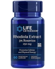 Rhodiola Extract, 250 mg, 60 веге капсули, Life Extension -1
