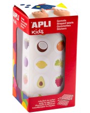 Ролка със стикери Apli Kids - Плодове -1