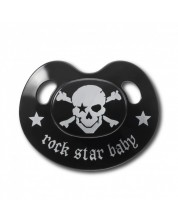Rock Star Baby Залъгалка Пират силикон, в кутийка р-р 3 -1