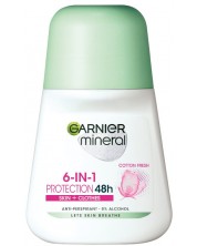 Garnier Mineral Рол-он против изпотяване Protection 6, 50 ml -1