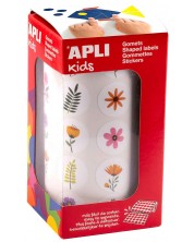 Ролка със стикери Apli Kids - Цветя -1