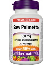 Saw Palmetto, 90 капсули, Webber Naturals -1