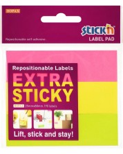 Самозалепващи се листчета Stick'n - тип етикет, 25 x 88 mm, неонови, 3 цвята, 90 листа