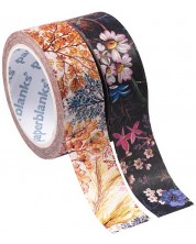 Декоративно тиксо Paperblanks - Anemone & Floralia, 2 броя