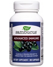 Sambucus Advanced Immune, 80 капсули, Nature’s Way