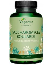 Saccharomyces Boulardii + Mannan-Oligosaccaride, 120 капсули, Vegavero