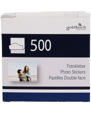 Самозалепващи лепенки за снимки Goldbuch - 500 броя, 9 x 9 cm