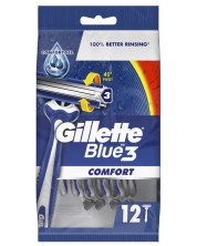 Gillette Blue 3 Самобръсначки за еднократна употреба, 12 броя -1
