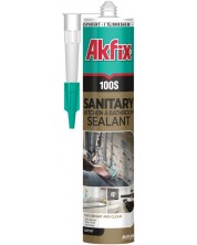 Санитарен силикон Akfix - 100S, 280 ml, безцветен -1