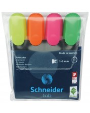 Комплект от 4 цвята текст маркери Schneider Job -1