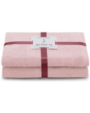 Сет от 2 хавлиени кърпи AmeliaHome - Rubrum, розови -1
