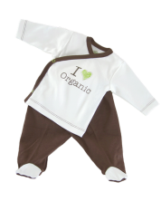 Сет камизолка и ританки For Babies - Organic, 0-1 месеца -1