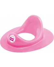 Седалка за тоалетна чиния OK Baby - Ерго, розова -1