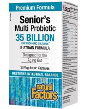 Senior's Multi Probiotic, 30 капсули, Natural Factors