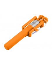 Селфи стик Natec - Extreme Media 3.5mm, оранжев -1