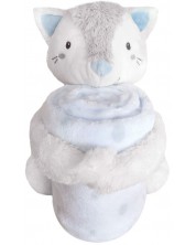 Сет играчка с одеяло KikkaBoo - Little Fox -1