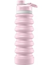 Сгъваема бутилка Cellularline - Rebottle, 750ml, розова -1