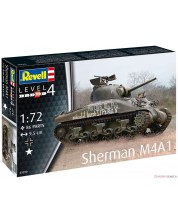 Сглобяем модел Revell - Танк Sherman M4A1 -1