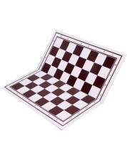 Сгъваема дъска за шах и дама Sunrise - White/brown -1