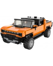 Сглобяем автомобил Rastar - Джип Hummer EV, 1:30, оранжев