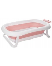 Сгъваема вана с оттичане Lorelli - Royal, 83 cm, розова -1