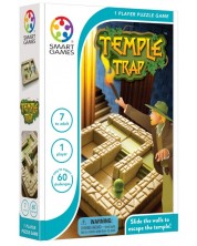 Детска логическа игра Smart Games Compact - Излез от лабиринта на храма -1