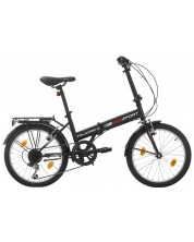 Сгъваем велосипед BIKE SPORT - Folding 20", черен