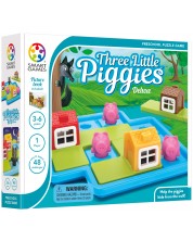 Детска логическа игра Smart Games Preschool Tales - Трите прасенца, делукс -1