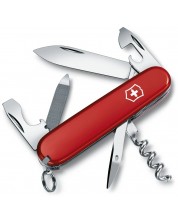 Швейцарски джобен нож Victorinox Sportsman - Червен, блистер -1