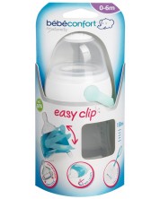 Шише Bebe Confort - Maternity Easy Clip, 150 ml, бяло -1